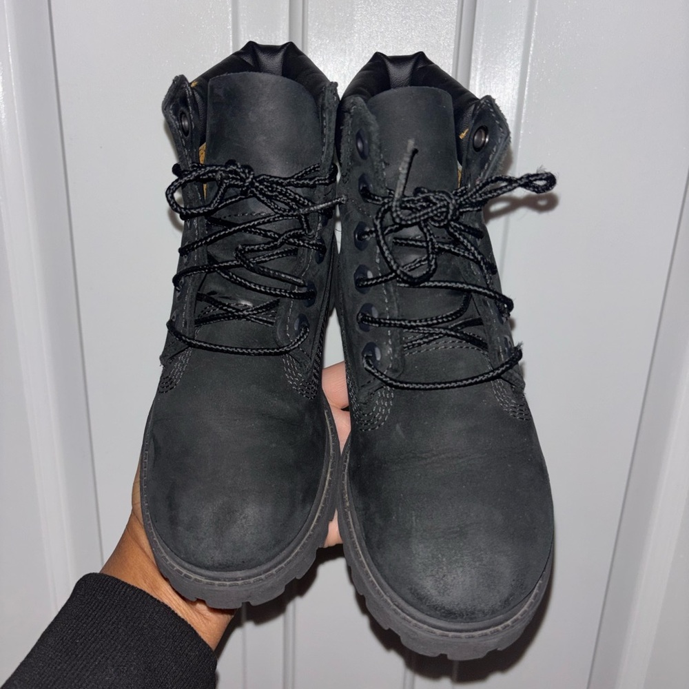 Timberland Black Nubuck Waterproof Boots size 12